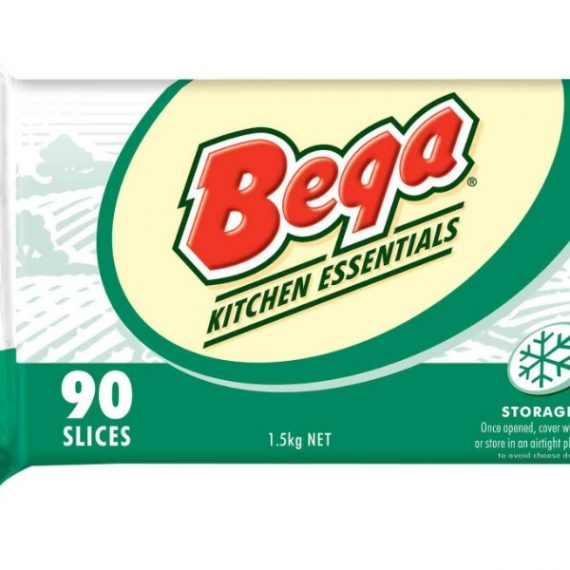 Tasty Cheese Slices 1.5kg/90 slices - Bega
