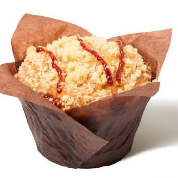 Raspberry and White Chocolate Muffins 8pce (Danish Patisserie)