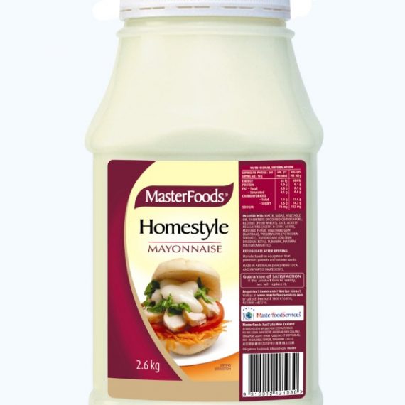 Homestyle Mayonnaise 2.6kg (Masterfoods)