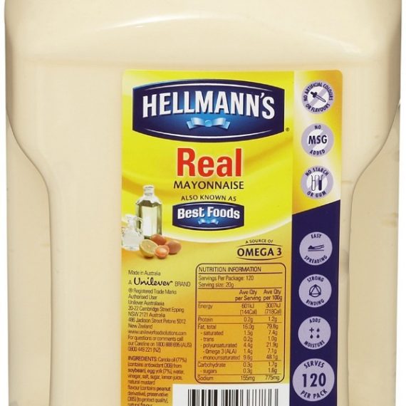 Real Mayonnaise 2.4kg (Hellman's)