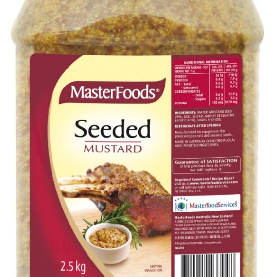 Seeded Mustard 2.5kg (Masterfoods)