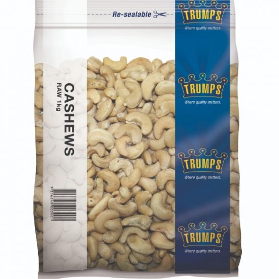 Raw Cashews 1kg (Trumps)