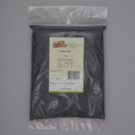 Poppy Seeds 1kg ( Culpepers )