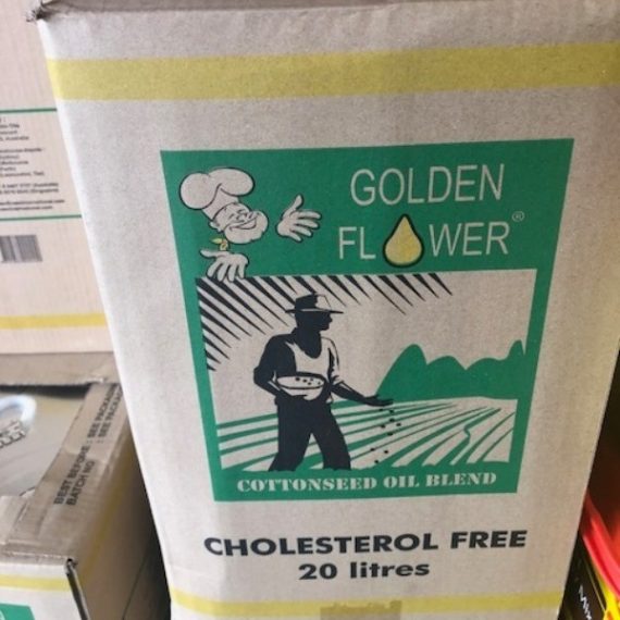 Cottonseed Blend Oil 20L Square Tin ( Golden Flower )