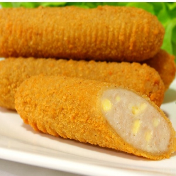 Crumbed Chicken and Cheese Sausages 30pce x 145gm (Murphy