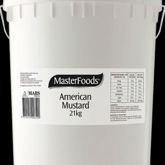 American Mustard 21kg (Masterfoods)