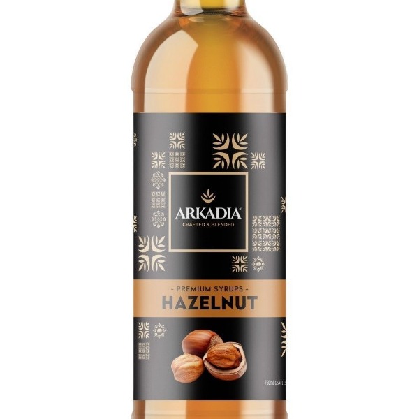 Hazelnut Coffee Syrup 750ml Arkadia Atmos Foods