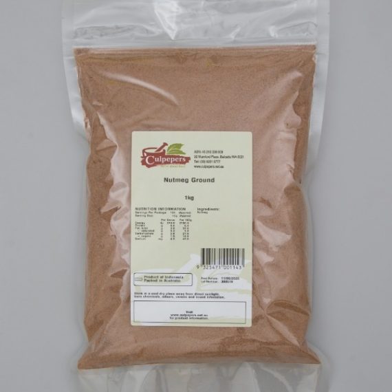 Ground Nutmeg 1kg (Culpepers) - Special Order Product